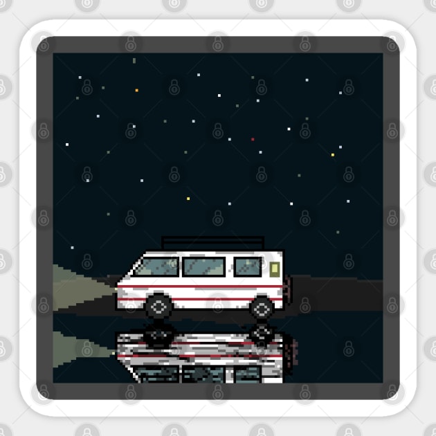 Road trip night Sticker by Magination